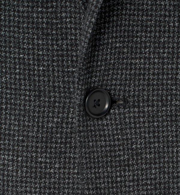 UNITED ARROWS「ハウンドトゥース ジャージ シングル2ボタン テーラードジャケット COMFORT EASY‐MODEL」|テーラードジャケット|