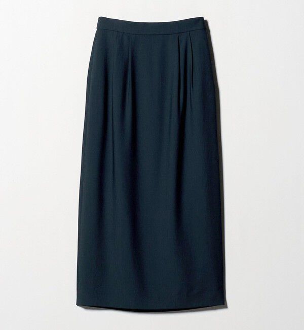 UNITED ARROWS「2タック デニムライク ロングスカート ‐ウォッシャブル‐」|スカート|