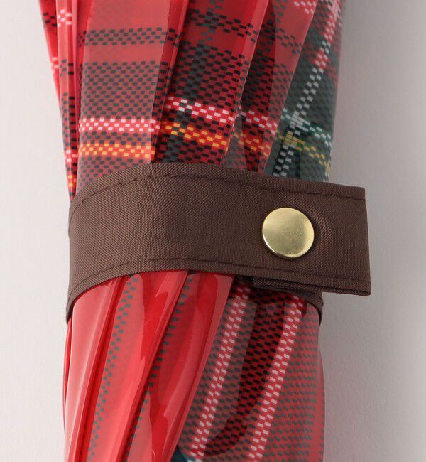 UNITED ARROWS green label relaxing「チェック ビニール アンブレラ / 雨傘 / レイン」|傘|