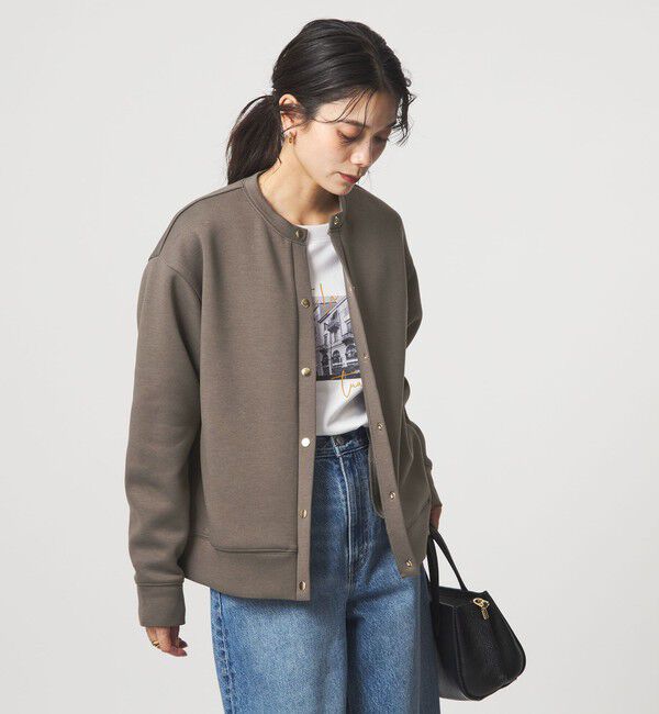 UNITED ARROWS green label relaxing「ダンボール ノーカラー カーディガン」|カーディガン|MOCA