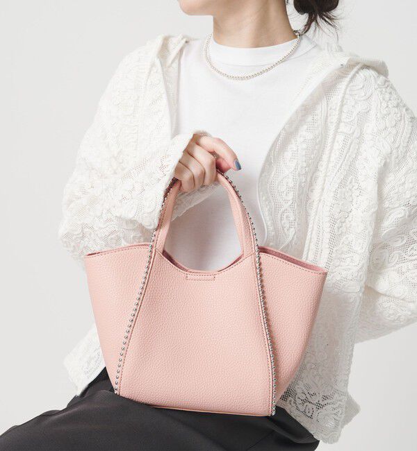 BEAUTY&YOUTH UNITED ARROWS「ボールチェーン ミニトートバッグ -2WAY-」|トートバッグ|LT.PINK