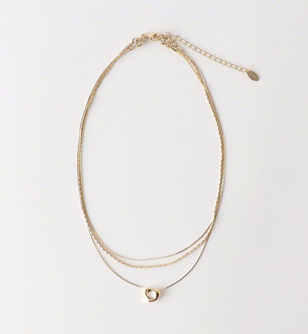 BEAUTY&YOUTH UNITED ARROWS「イビツ ハート 3連ネックレス」|ネックレス|