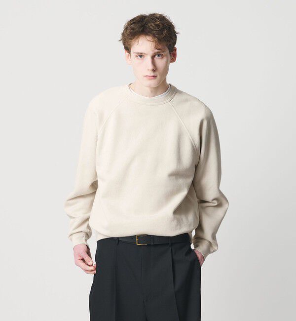 BEAUTY&YOUTH UNITED ARROWS「12oz ヘビーウェイト クルーネック スウェット」|スウェット・ジャージ|WHITE