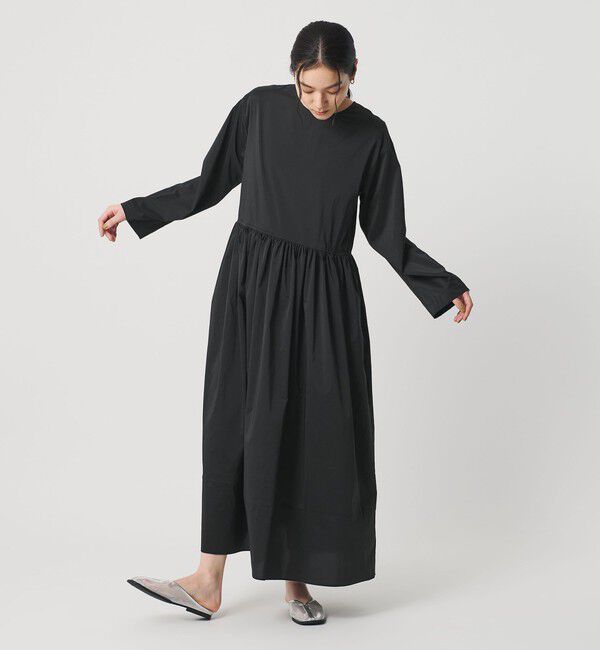 BEAUTY&YOUTH UNITED ARROWS「ポリエステル ギャザーフレアワンピース」|ワンピース|