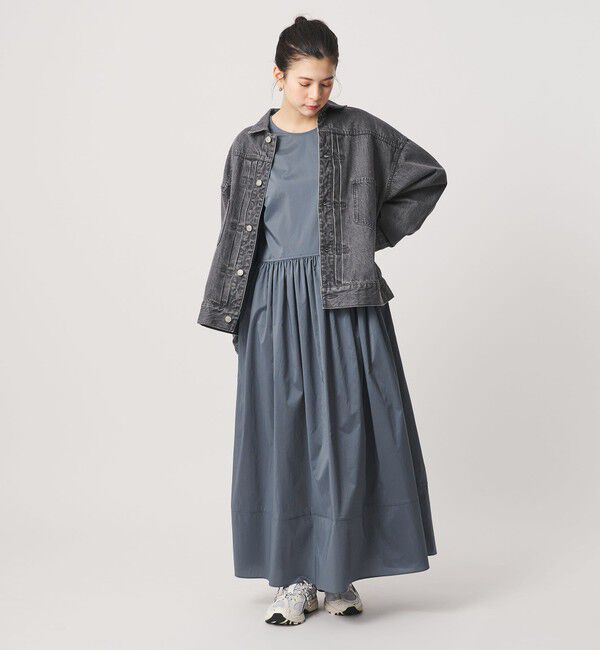 BEAUTY&YOUTH UNITED ARROWS「ポリエステル ギャザーフレアワンピース」|ワンピース|COBALT