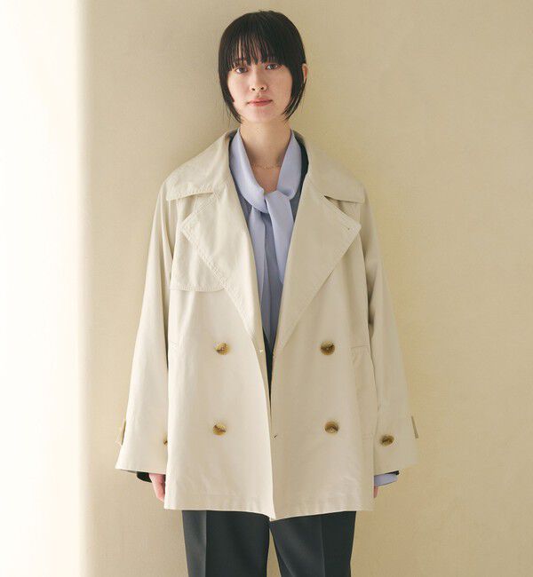 BEAUTY&YOUTH UNITED ARROWS「コットンブレンド ミドルトレンチコート」|トレンチコート|