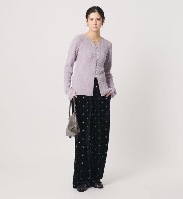 BEAUTY&YOUTH UNITED ARROWS「コットンナイロンスラブ フロントボタン カーディガン」|カーディガン|