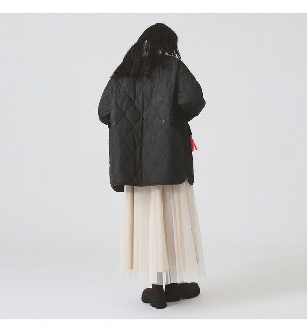 Ray BEAMS 「キルティング ノーカラー ブルゾン」|ブルゾン・スタジャン|