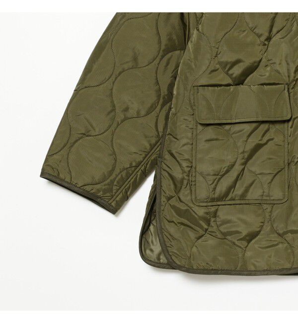 Ray BEAMS 「キルティング ノーカラー ブルゾン」|ブルゾン・スタジャン|