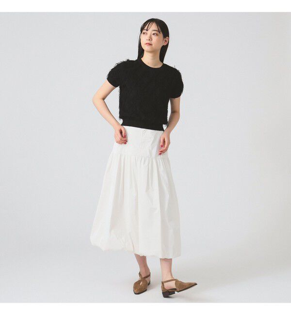 Ray BEAMS 「フリンジ ハーフスリーブ トップス」|その他|