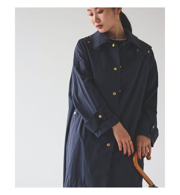 Demi-Luxe BEAMS 「Traditional Weatherwear / パッカブル MALTON フードコート」|ダッフルコート|INK
