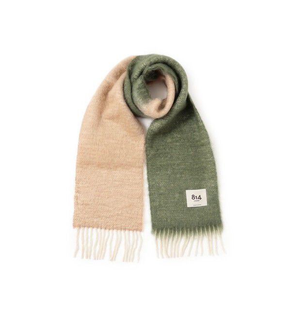 Ray BEAMS 「【別注】814 EZCARAY / 2トーン ストール」|ストール|DEEP_GREEN