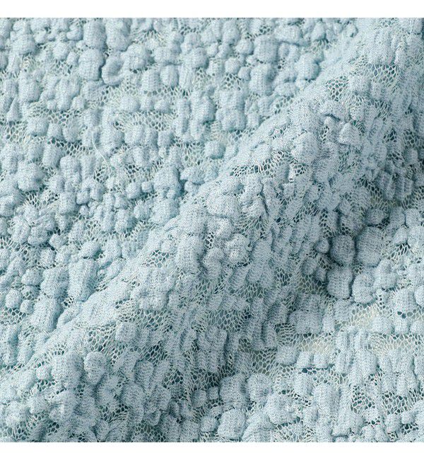 Ray BEAMS 「ジャカード レース クルーネック Tシャツ」|Tシャツ・カットソー|