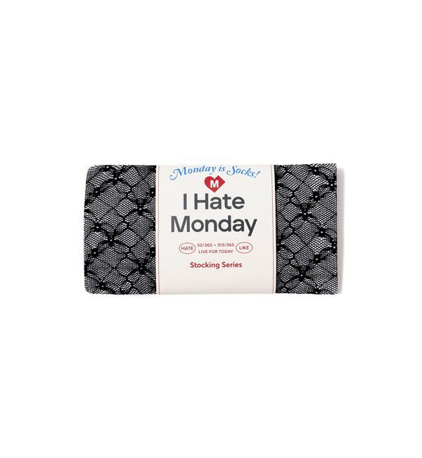 Ray BEAMS 「I Hate Monday / Flower Jacquard Lace ストッキング」|タイツ・ストッキング|