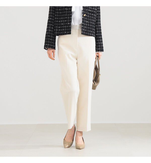 Demi-Luxe BEAMS 「ストレート クリース パンツ」|チノ|