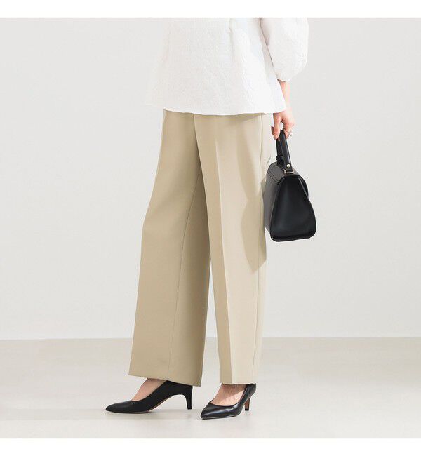 Demi-Luxe BEAMS 「ソフト ストレート パンツ＊」|チノ|