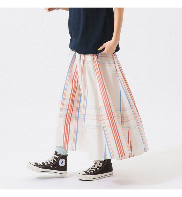 BEAMSBOY「ボーイ ビッグ タータン スカート」|スカート|