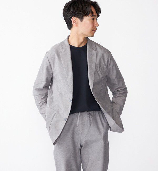 SHIPS「SHIPS:〈手洗い可能/セットアップ対応〉スーパーライト 2ボタン ジャケット」|テーラードジャケット|