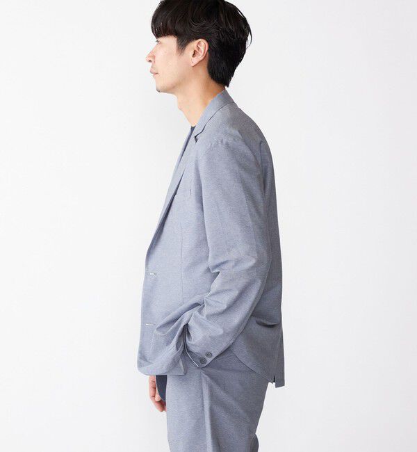 SHIPS「SHIPS:〈手洗い可能/セットアップ対応〉スーパーライト 2ボタン ジャケット」|テーラードジャケット|