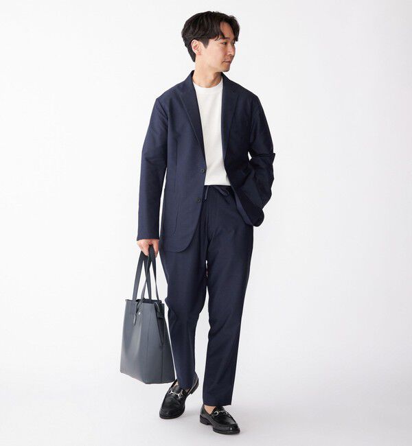 SHIPS「SHIPS:〈手洗い可能/セットアップ対応〉スーパーライト 2ボタン ジャケット」|テーラードジャケット|