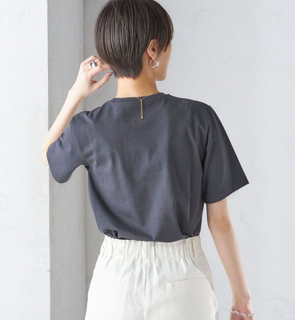 SHIPS for women「〈手洗い可能〉ベーシック TEE」|Tシャツ・カットソー|