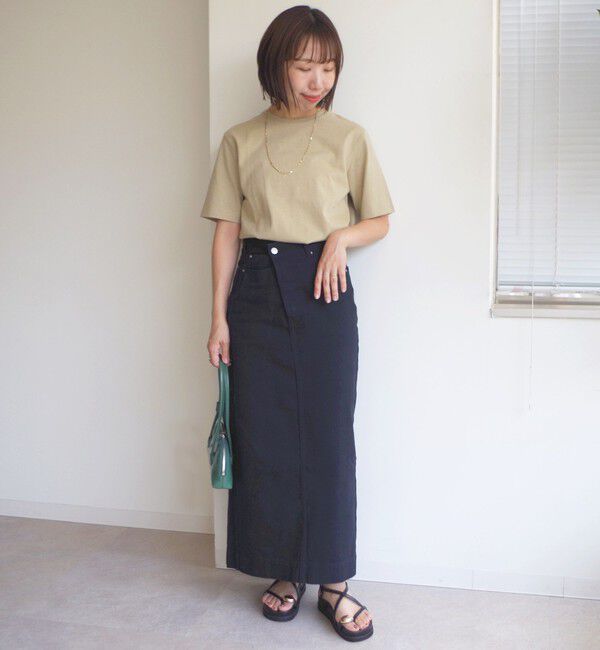 SHIPS for women「〈手洗い可能〉ベーシック TEE」|Tシャツ・カットソー|