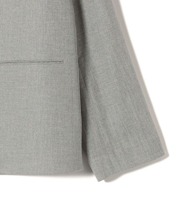 SHIPS for women「〈接触冷感/手洗い可能〉トリアセテート混 ノーラペル ジャケット（セットアップ対応）◇」|その他|