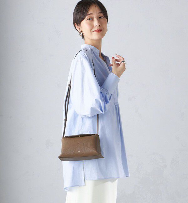 SHIPS for women「〈手洗い可能〉コットン ギャザー チュニック ブラウス」|シャツ・ブラウス|