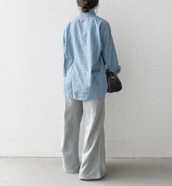 SHIPS any「SHIPS any:〈洗濯機可能〉USAコットン 裏起毛 コードライン ワイド スウェット パンツ」|その他|