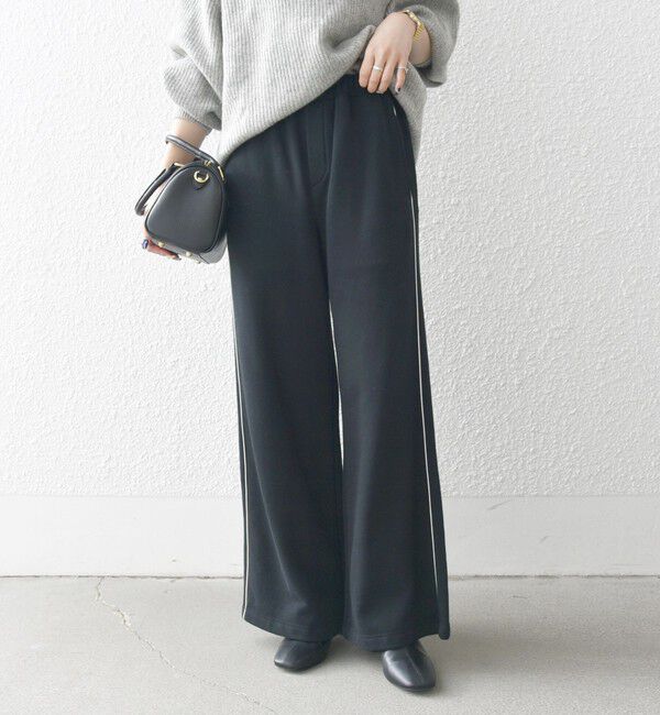 SHIPS any「SHIPS any:〈洗濯機可能〉USAコットン 裏起毛 コードライン ワイド スウェット パンツ」|その他|