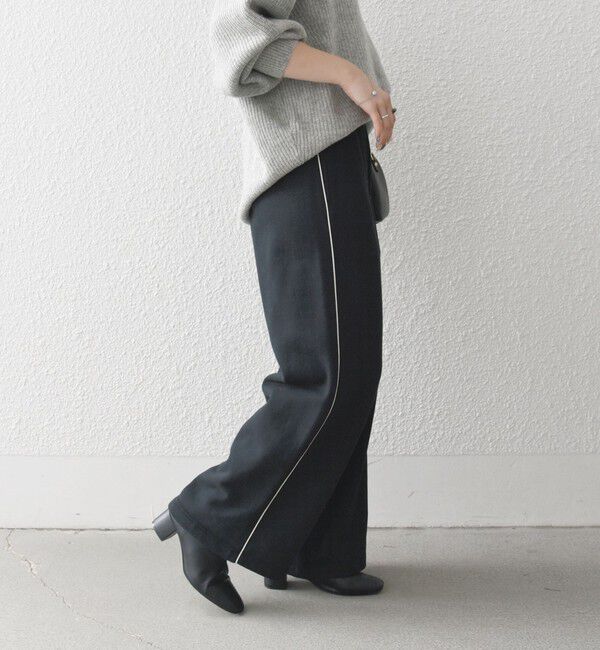 SHIPS any「SHIPS any:〈洗濯機可能〉USAコットン 裏起毛 コードライン ワイド スウェット パンツ」|その他|