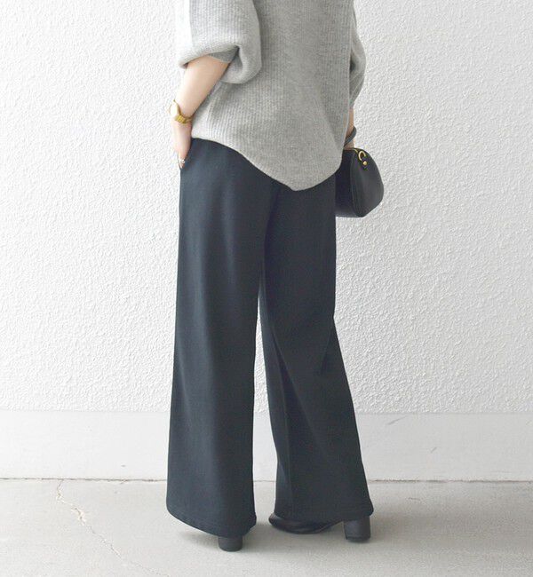 SHIPS any「SHIPS any:〈洗濯機可能〉USAコットン 裏起毛 コードライン ワイド スウェット パンツ」|その他|