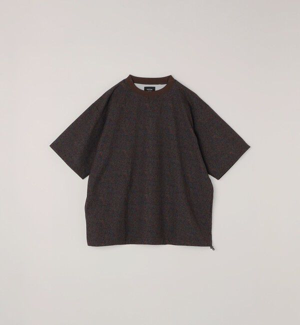 SHIPS any「SHIPS any:〈撥水/軽量/ストレッチ〉SOLOTEX(R) シアサッカー スピンドル Tシャツ(セットアップ対応)25SS◇」|Tシャツ・カットソー|