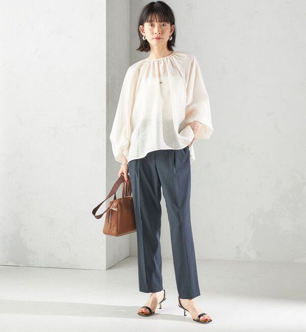 SHIPS for women「〈手洗い可能〉FUNCTIONAL テーパード パンツ（セットアップ対応）」|その他|