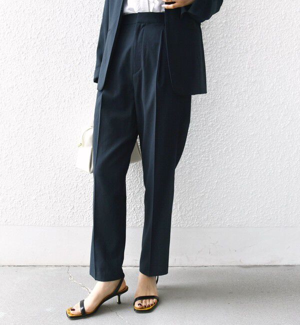 SHIPS for women「〈手洗い可能〉FUNCTIONAL テーパード パンツ（セットアップ対応）」|その他|