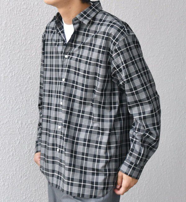 SHIPS any「SHIPS any:〈洗濯機可能〉LIM BLESS チェック レギュラーカラー シャツ◇」|シャツ・ブラウス|