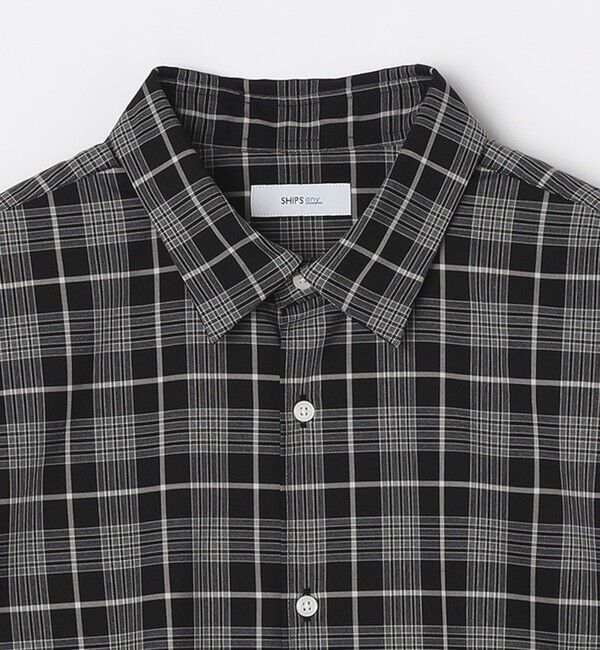 SHIPS any「SHIPS any:〈洗濯機可能〉LIM BLESS チェック レギュラーカラー シャツ◇」|シャツ・ブラウス|