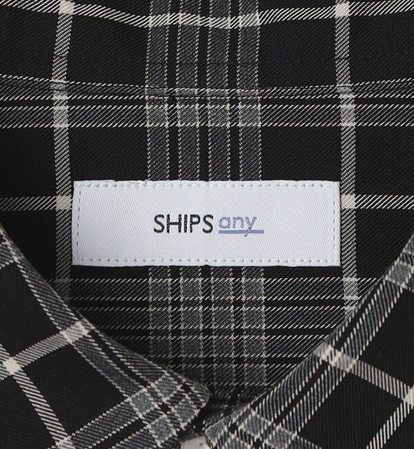 SHIPS any「SHIPS any:〈洗濯機可能〉LIM BLESS チェック レギュラーカラー シャツ◇」|シャツ・ブラウス|