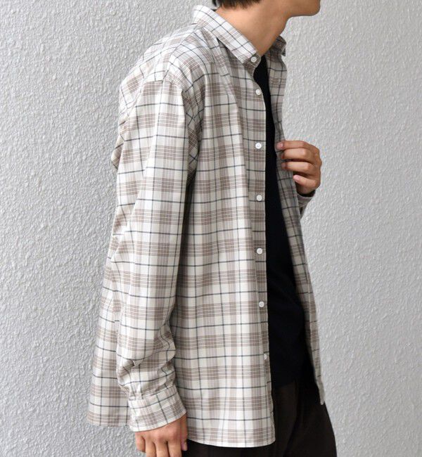 SHIPS any「SHIPS any:〈洗濯機可能〉LIM BLESS チェック レギュラーカラー シャツ◇」|シャツ・ブラウス|