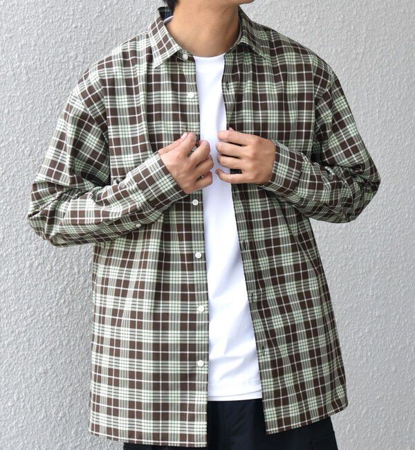 SHIPS any「SHIPS any:〈洗濯機可能〉LIM BLESS チェック レギュラーカラー シャツ◇」|シャツ・ブラウス|