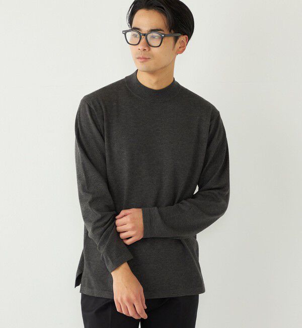 SHIPS Colors 「SHIPS Colors:〈吸湿発熱〉Solist(R)Heat 14ゲージ モックネックニット◇」|ニット・セーター|