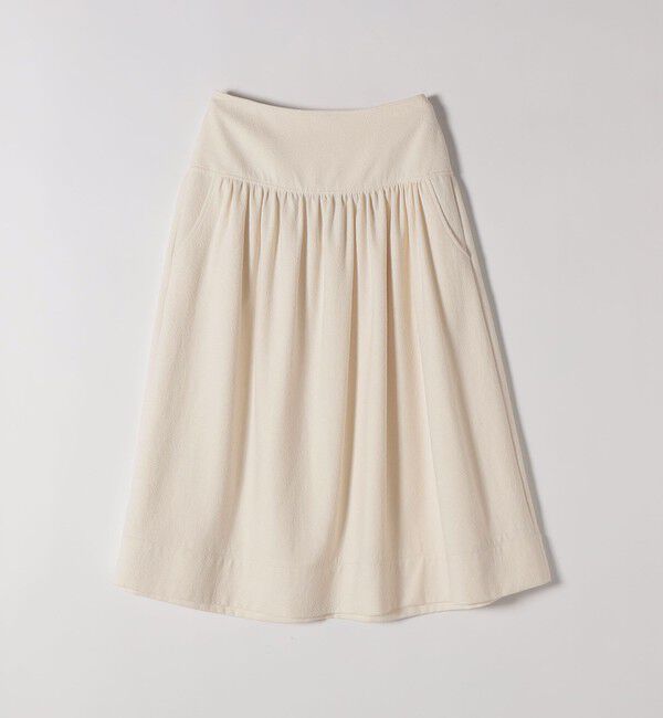 SHIPS any「SHIPS any:〈洗濯機可能〉ループヤーン ギャザー フレア スカート」|スカート|