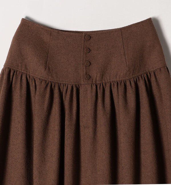 SHIPS any「SHIPS any:〈洗濯機可能〉ループヤーン ギャザー フレア スカート」|スカート|