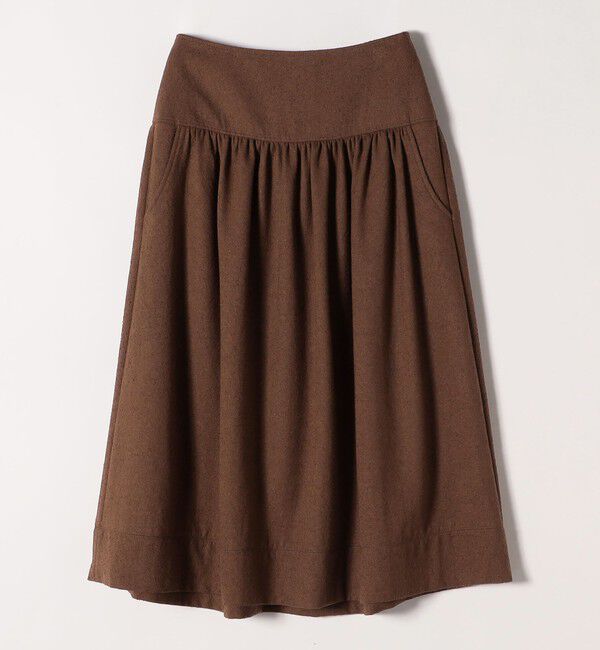 SHIPS any「SHIPS any:〈洗濯機可能〉ループヤーン ギャザー フレア スカート」|スカート|