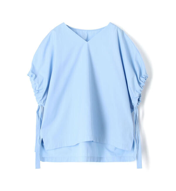 TOMORROWLAND collection「コットントロピカル リボンカフスVネックブラウス」|シャツ・ブラウス|