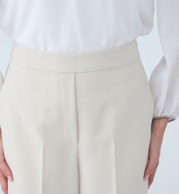 Ballsey「ドライダブルクロス セミワイドフレアパンツ」|スラックス|