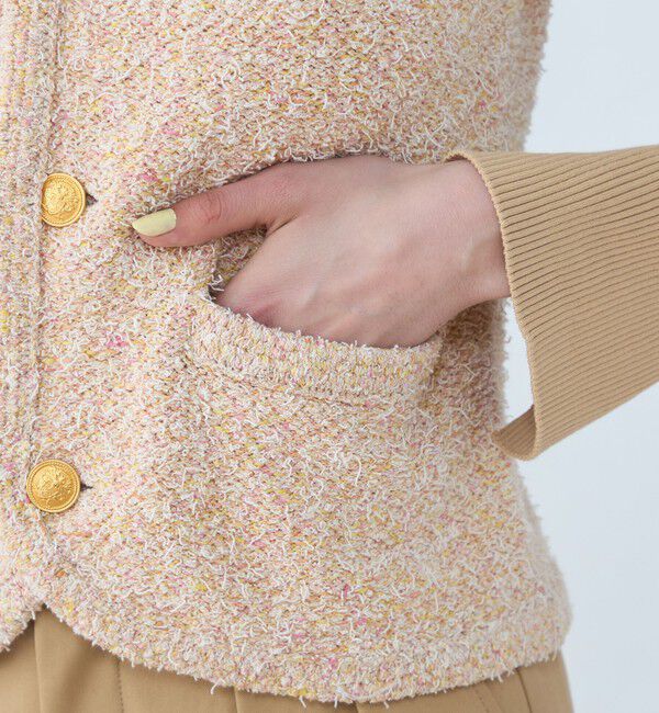 MACPHEE「ツイードニット ベスト」|ベスト・ジレ|