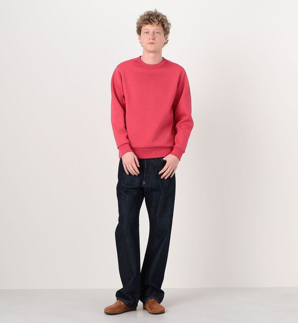 TOMORROWLAND MENS「スビンコットンダンボール クルーネックプルオーバースウェット」|スウェット・ジャージ|