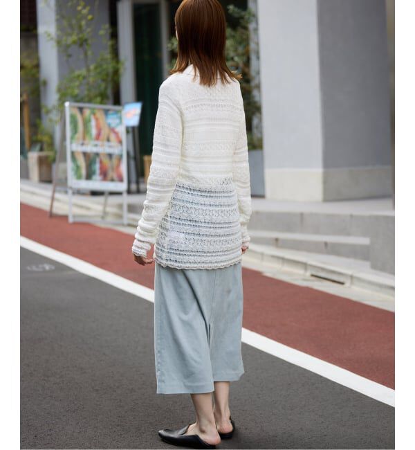 SLOBE IENA「カラースエードタイトスカート」|スカート|