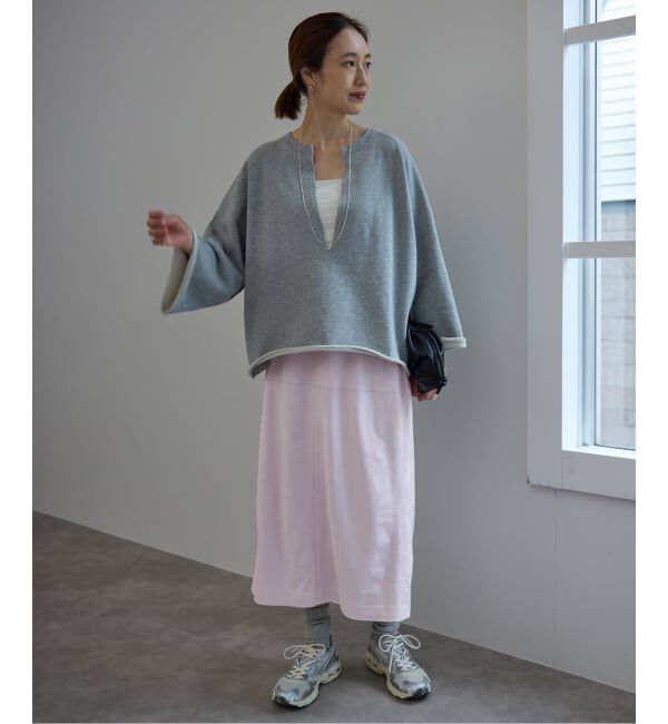 SLOBE IENA「カラースエードタイトスカート」|スカート|